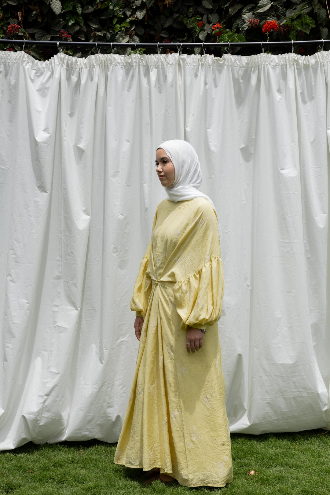 Spring Whisper Dress in Yellow