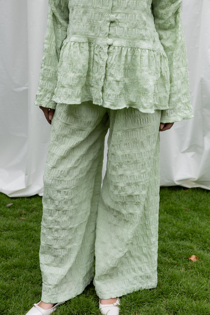 Crinkle Bloom Set in Mint